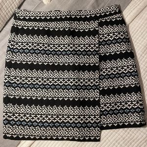 LOFT Faux wraparound skirt